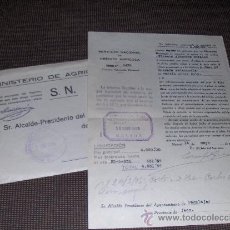 Documentos antiguos: MINISTERIO DE AGRICULTURA. SERVICIO NACIONAL DE CREDITO AGRICOLA. MAYO 1935. SEGUNDA REUBLICA.. Lote 26376465