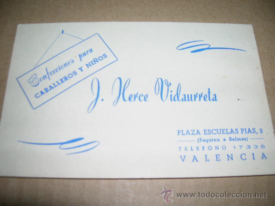 Documentos antiguos: Antigua tarjeta de representante de comercio, decada a&ntilde;os 60. Mide 12,2 x 7,8 cm.