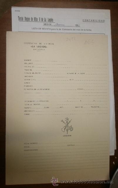 Documentos antiguos: Cooperativa de viviendas, La Legi&oacute;n, tama&ntilde;o folio, con documentos
