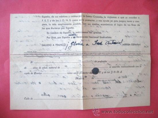 Documentos antiguos: MANUSCRITO FALANGISTA.1939,.. ...ENVIO GRATIS&iexcl;&iexcl;&iexcl; - Foto 1