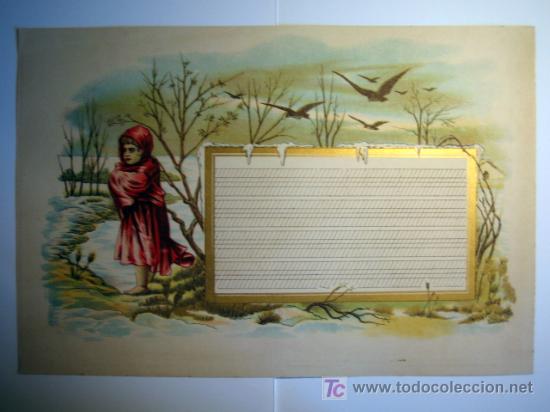 Documentos antiguos: Diploma en blanco - Invierno - Foto 1
