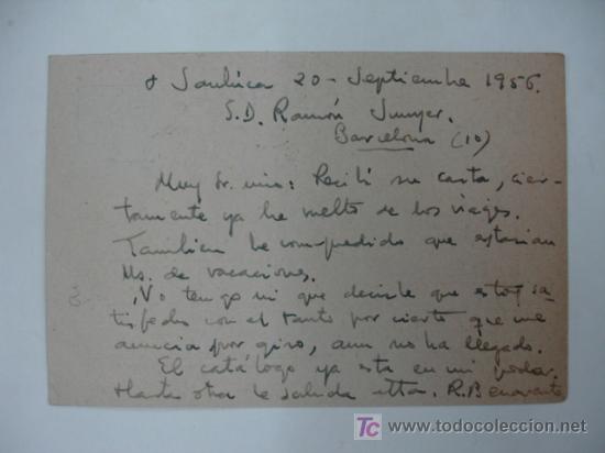 Documentos antiguos: TARJETA POSTAL. - Foto 2