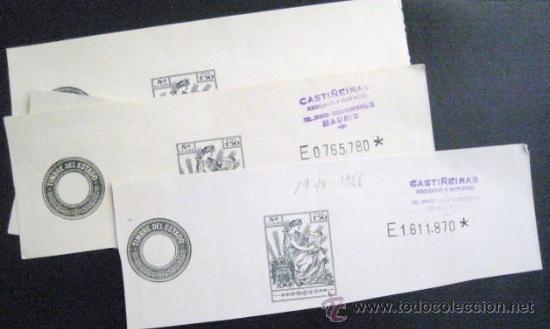 Documentos antigos: PAPEL TIMBRADO .LOTE . A&Ntilde;O DE 1940-1955 DE 1,50 PESETAS.  .. ENVIO GRATIS&iexcl;&iexcl;&iexcl;