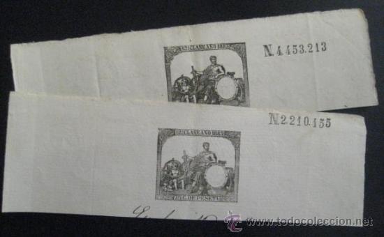 Documentos antigos: PAPEL TIMBRADO .LOTE . A&Ntilde;O DE 1883. 75 CENTIMOS DE  PESETA.  .. ENVIO GRATIS&iexcl;&iexcl;&iexcl;