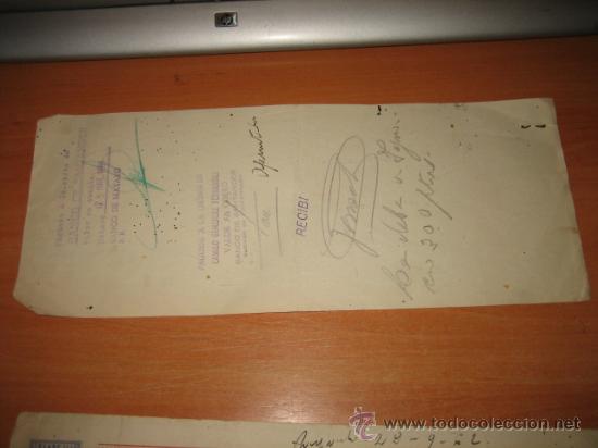 Documentos antiguos: LETRA DE CAMBIO    CACABELOS( PONFERRADA )  1961 - Foto 2