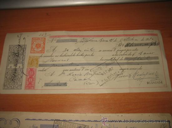 Documentos antiguos: LETRA DE CAMBIO  CACABELOS   LEON  1950 - Foto 1