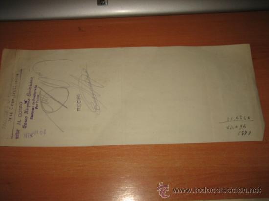 Documentos antiguos: LETRA DE CAMBIO  CACABELOS   LEON  1950 - Foto 2