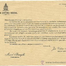 Documentos antiguos: L8-772 PREVISION SANITARIA NACIONAL. BOLETIN DE PROPAGANDA PARA EL AUMENTO DE PRESTACIONES