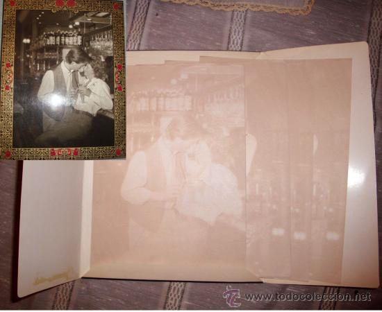 Documentos antiguos: Carpeta de correspondencia a&ntilde;os 70 , 10 folios con dibujo y 5 sobres.