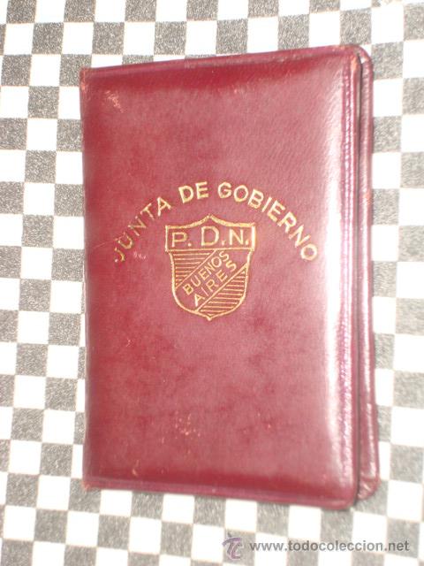 CARNET * JUNTA DE GOBIERNO * A&Ntilde;O 1943 * * &iexcl; ORIGINAL !