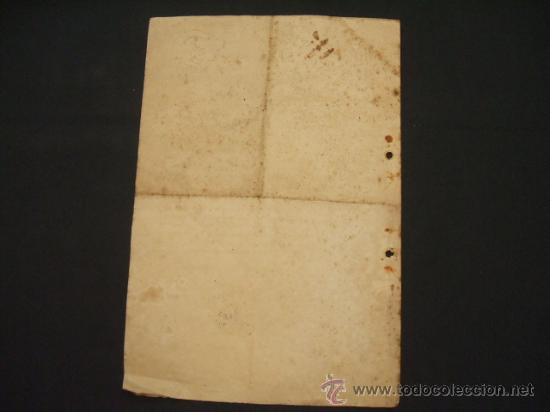 Documentos antiguos: CERTIFICADO DE LA COMISION PROVINCIAL DE BARCELONA - A&Ntilde;O 1.881 - - Foto 5