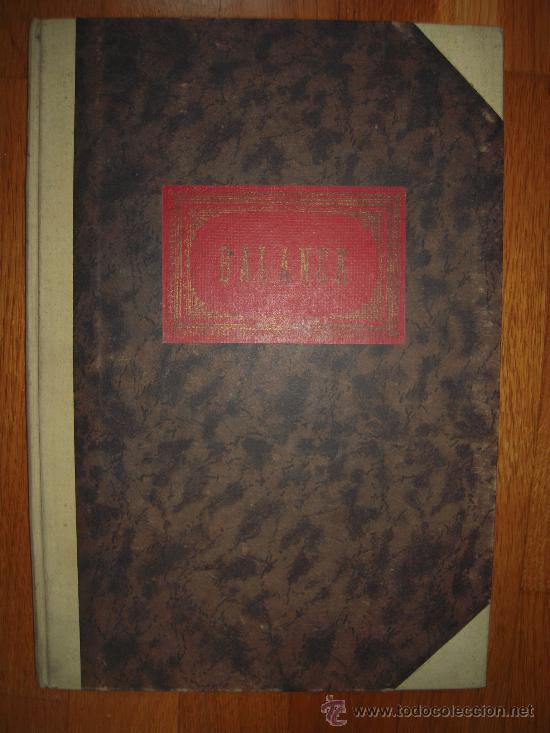 Documentos antiguos: Libro Balance sin uso - Foto 1