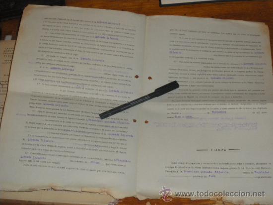 Documentos antiguos: LA MUTUALIDAD HISPANO FRANCESA, CONTRATO DE REPRESENTACION 1918. - Foto 2