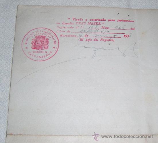 Documentos antiguos: certificado de residencia de una espa&ntilde;ola en Cuba - Foto 2