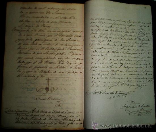 Documentos antiguos: AVERIGUACIONES DEL MATRIMONIO GASULLA Y PUIG NATURAL DE MORELLA CON A.CAMINO ACOGIDO AL INDULTO 1872
