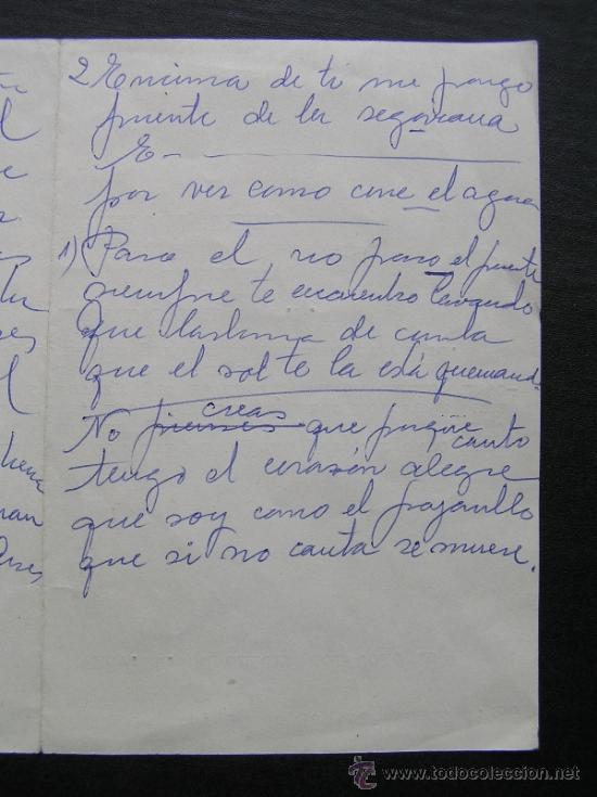 Carta de la falange ( j.o.n.s,) a madre superio - Comprar 