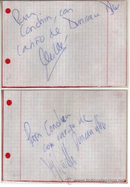Documentos antiguos: FIRMA AUTOGRAFO DE DUNCAN DHU - Foto 1