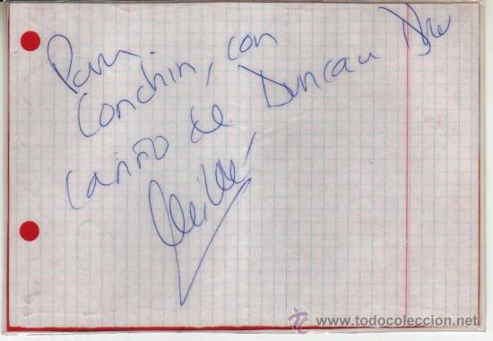 Documentos antiguos: FIRMA AUTOGRAFO DE DUNCAN DHU - Foto 2