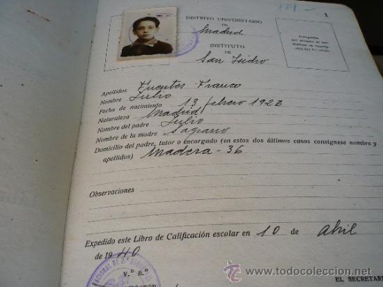 Documentos antiguos: Libro de Calificaci&oacute;n Escolar, Cartagena 1939. - Foto 6