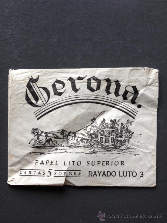 Documentos antiguos: Antiguo sobre para papel de cartas - Foto 1