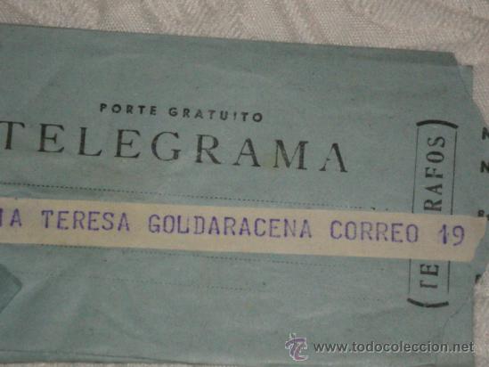 Documentos antiguos: LOTE DE TRES TELEGRAMAS - Foto 2