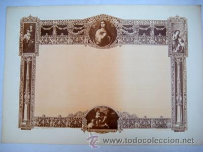 Documentos antiguos: DIPLOMA ESCOLAR. Sin rellenar, vacio. Ed. Luis Vives - Foto 1