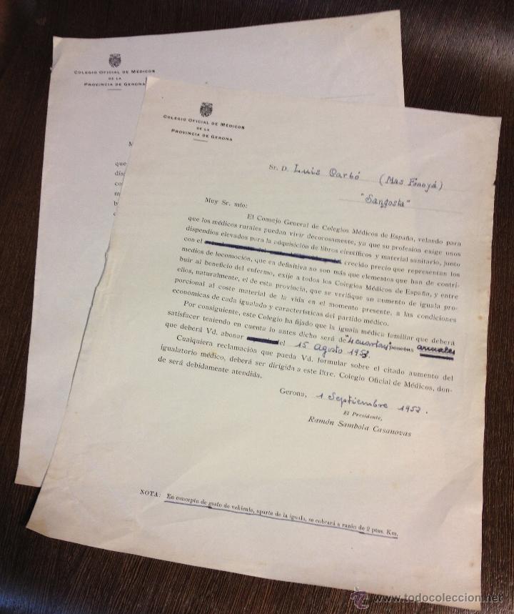 Documenti antichi: Antigua iguala medica. A&ntilde;o 1953 . Raro