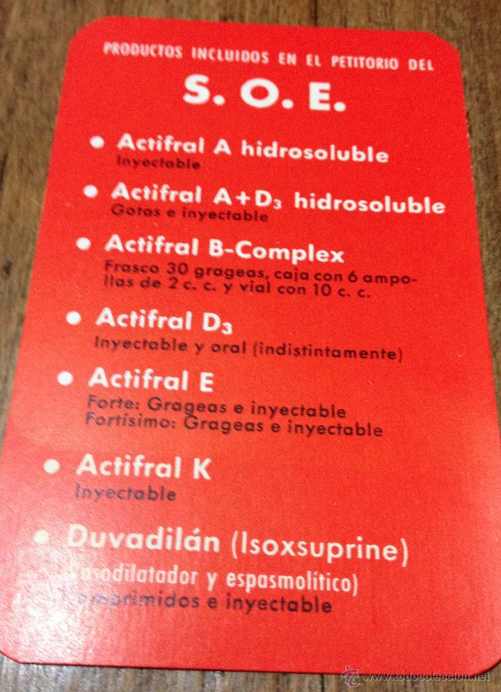 Documenti antichi: Curiosa tarjeta de visita antigua - Empresa farmaceutica - Madrid .