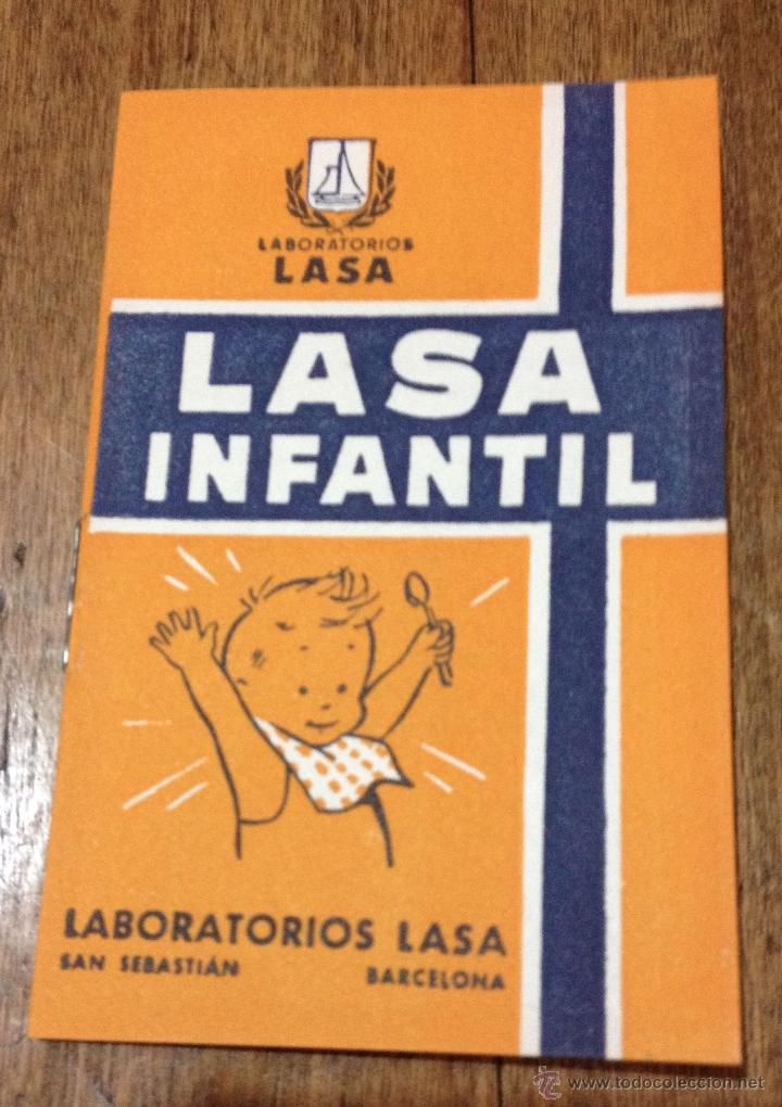 Documenti antichi: Precioso folleto librito farmacia, publicidad infantil - Con tabla pesos y estatura, de los a&ntilde;os 50