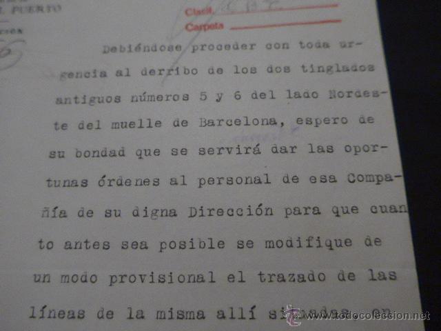 Documentos antiguos: Documento del puerto de Barcelona, 1932, con firmas. - Foto 4