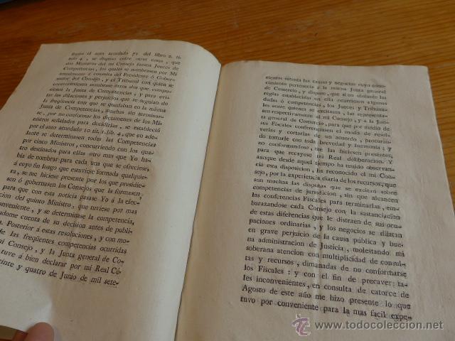 Documentos antiguos: Real celula del consejo, madrid, 1788, Rey Don Carlos - Foto 6