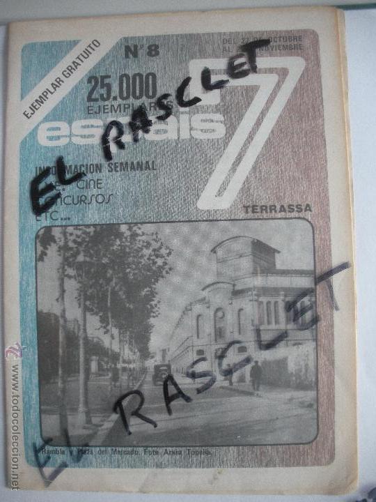 Documentos antiguos: ESPAIS - 7 - N&ordm; 8- INFORMACION - SEMANAL -  DE - TERRASSA - BARCELONA -