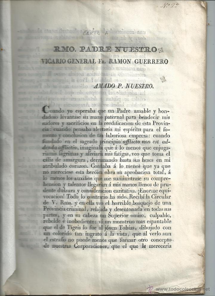 Documentos antiguos: Sevilla 1817 - TODO LO QUE ACONTECE Y ESTADO DE TODA LA PROVINCIA ANDALUCIA + CARTA MANUSCRITA