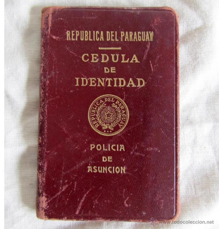 Documentos antiguos: C&eacute;dula de identidad. Rep&uacute;blica de Paraguay 1949 - Foto 1