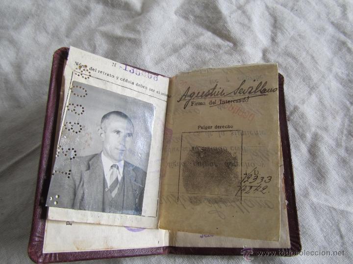 Documentos antiguos: C&eacute;dula de identidad. Rep&uacute;blica de Paraguay 1949 - Foto 4