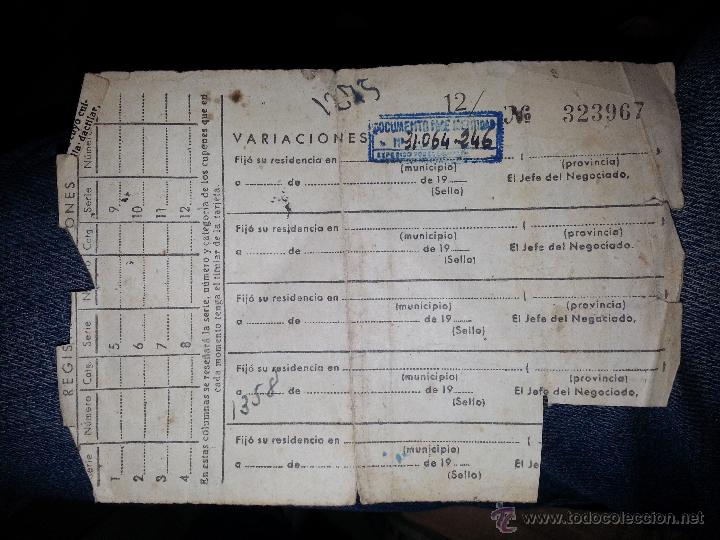Documentos antiguos: COMISARIA GENERAL DE ABASTECIMIENTOS Y TRANSPORTES 1919 CADIZ - Foto 2