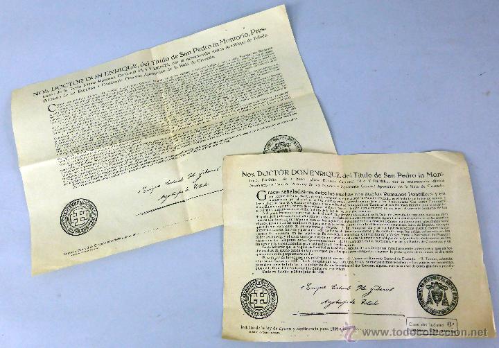 Documentos antiguos: 2 bula de cruzada Clase indulto 6&ordf; 1958 - Foto 1