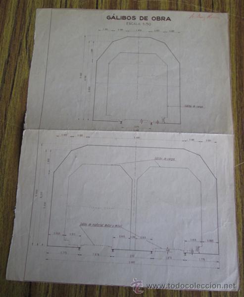 Documentos antiguos: Lote 12 planos &ndash; esquemas ferroviarios - Foto 3
