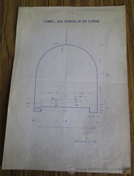 Documentos antiguos: Lote 12 planos &ndash; esquemas ferroviarios - Foto 5