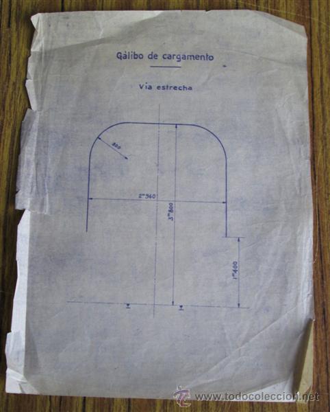 Documentos antiguos: Lote 12 planos &ndash; esquemas ferroviarios - Foto 11
