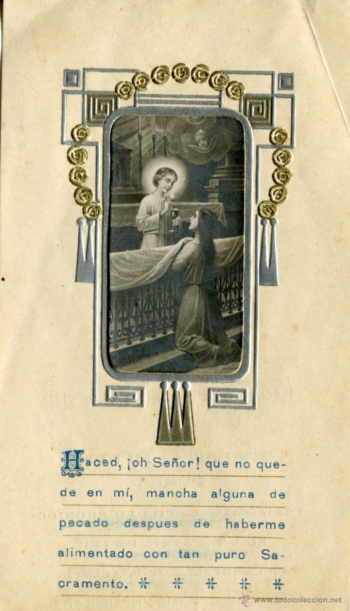 Documentos antiguos: Recuerdo 1&ordf; Comunion 1921 - Foto 1