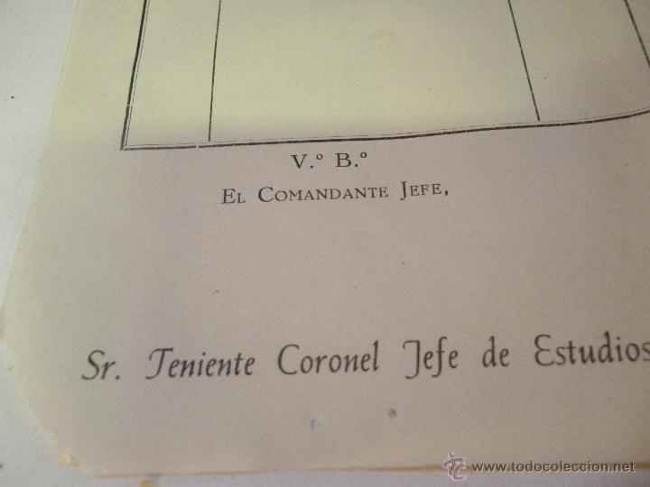 Documentos antiguos: ACADEMIA DE INGENIEROS DEL EJERCITO A&Ntilde;OS 40 , SIN USO - Foto 2