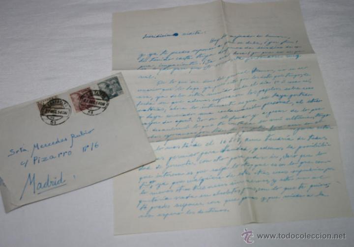 Alte Dokumente: CARTA DE UN SOLDADO DESDE CARTAGENA A SU NOVIA EN 1954 - 14&ordf;