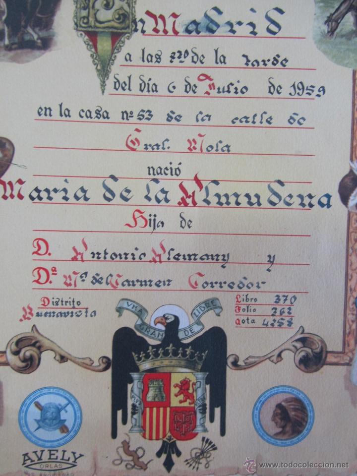 Documentos antiguos: 2 natalicios franquistas 1956-1959 - Foto 5
