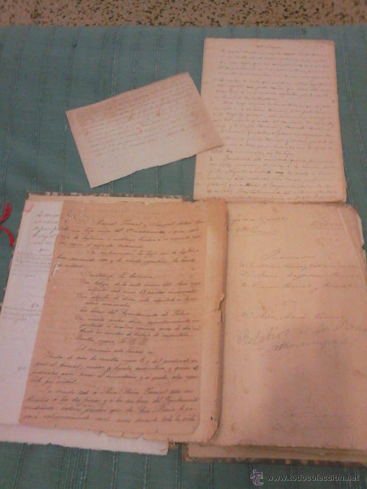 Documentos antiguos: CARPETA CON MUCHOS DOCUMENTOS A CLASIFICAR. TAMA&Ntilde;O FOLIO. MALLORCA. M&Aacute;S DE 40. - Foto 3