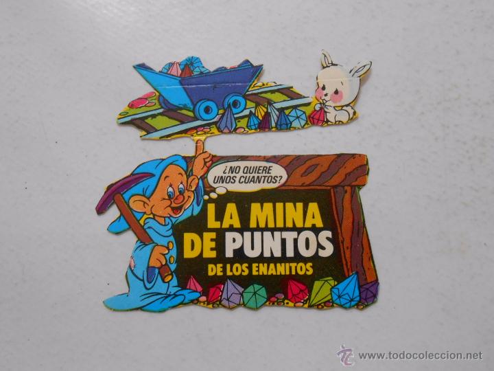 Documentos antiguos: PAPEL TROQUELADO LA MINA DE PUNTOS DE LOS ENANITOS. TDKP3