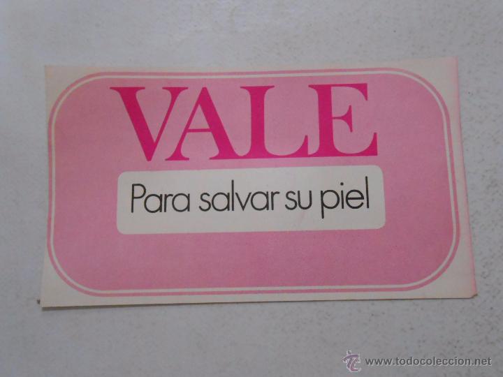Documentos antigos: VALE ELEN PARA SALVAR SU PIEL. EL JABON QUE NO RESECA. TDKP3