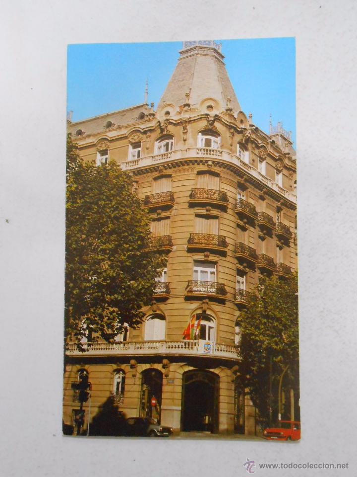 Alte Dokumente: POSTAL FELICITACION NAVIDE&Ntilde;A CENTRO RIOJANO DE MADRID. 1985. LUIS HERNANDEZ TOBIAS. TDKP3