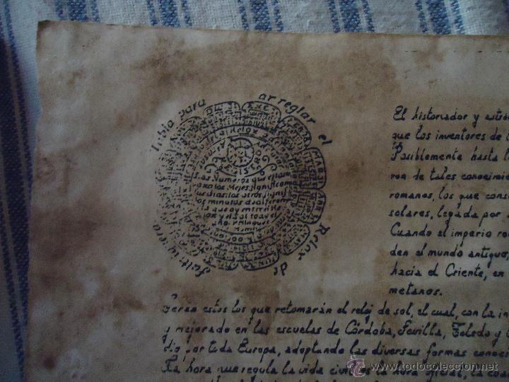 Documentos antiguos: RELOJES DE SOL  - LAS CARILLAS - Foto 4