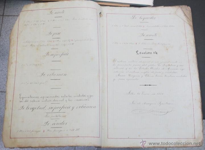 Documentos antiguos: CALIGRAF&Iacute;A Y DOCUMENTACI&Oacute;N MERCANTIL CURSO DE 1887 A 1888 - Foto 2